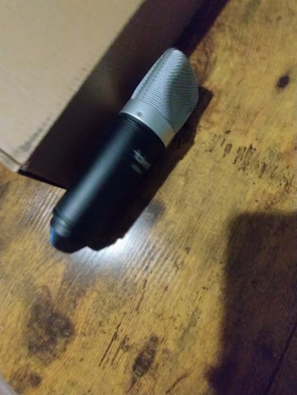 Black and Silver Condenser Microphone - Professional USB/Studio Mic